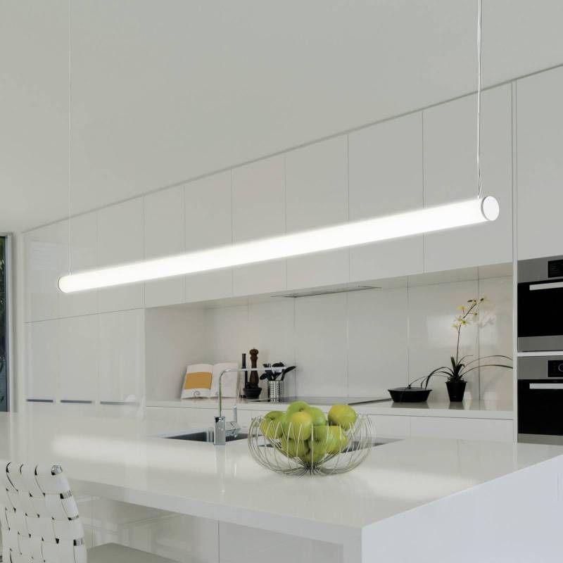LED-Hängeleuchte Pirgos, 100 cm lang, nicht dimmbar, weiß von TECNICO by Sforzin
