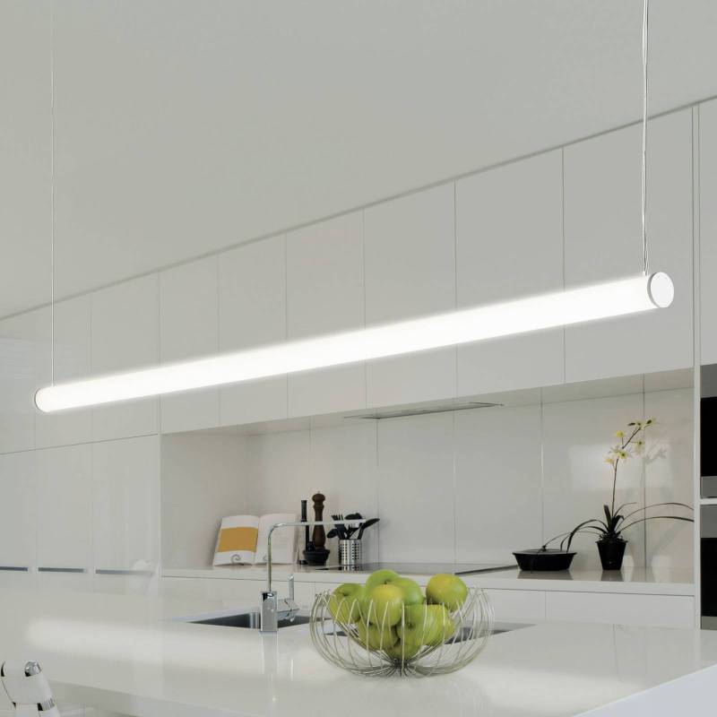 LED-Hängeleuchte Pirgos, 100 cm lang, dimmbar, weiß von TECNICO by Sforzin