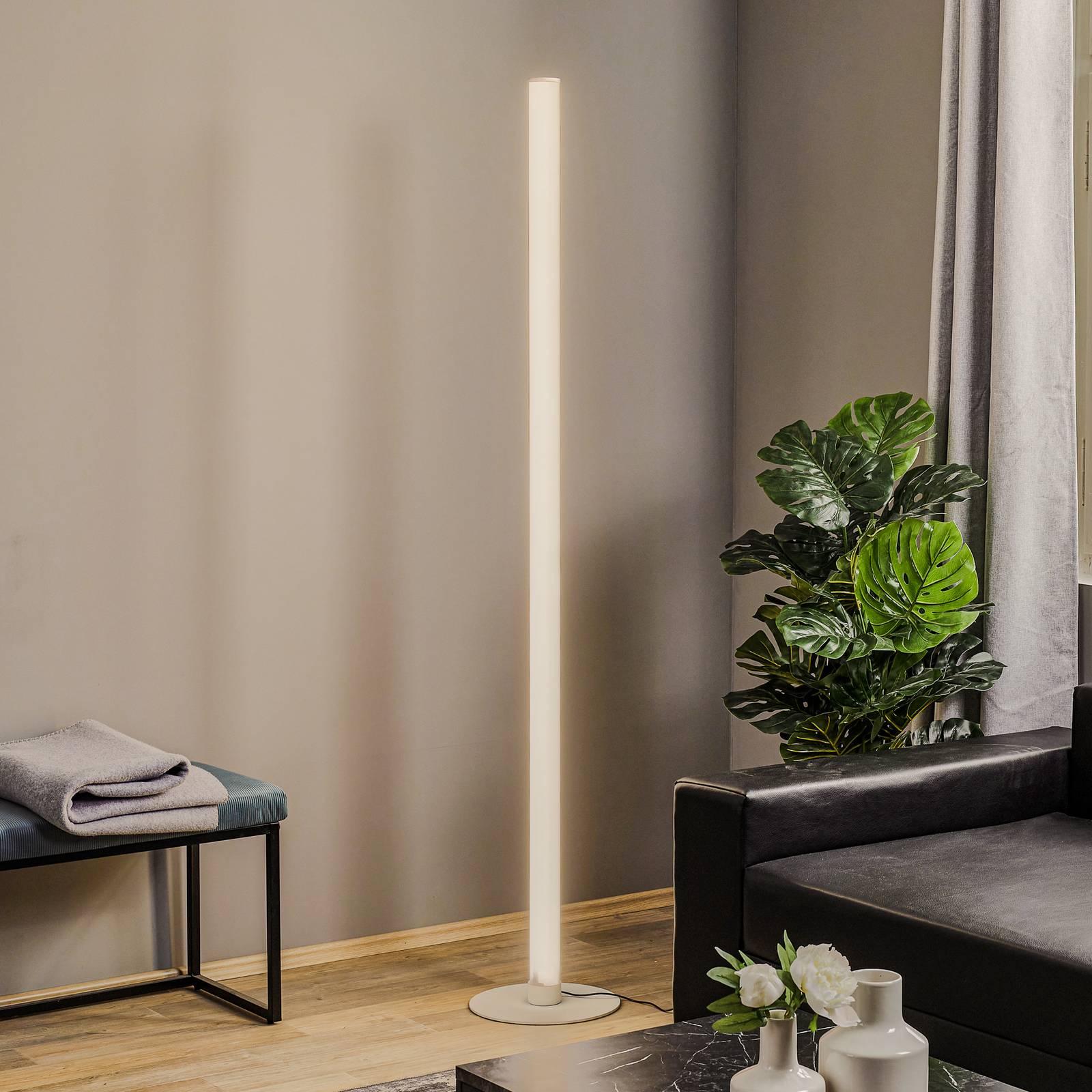 LED-Stehleuchte Pirgos mit Dimmer, Höhe 180 cm LED-Stehleuchte Pirgos mit Dimmer, Höhe 180 cm von TECNICO by Sforzin