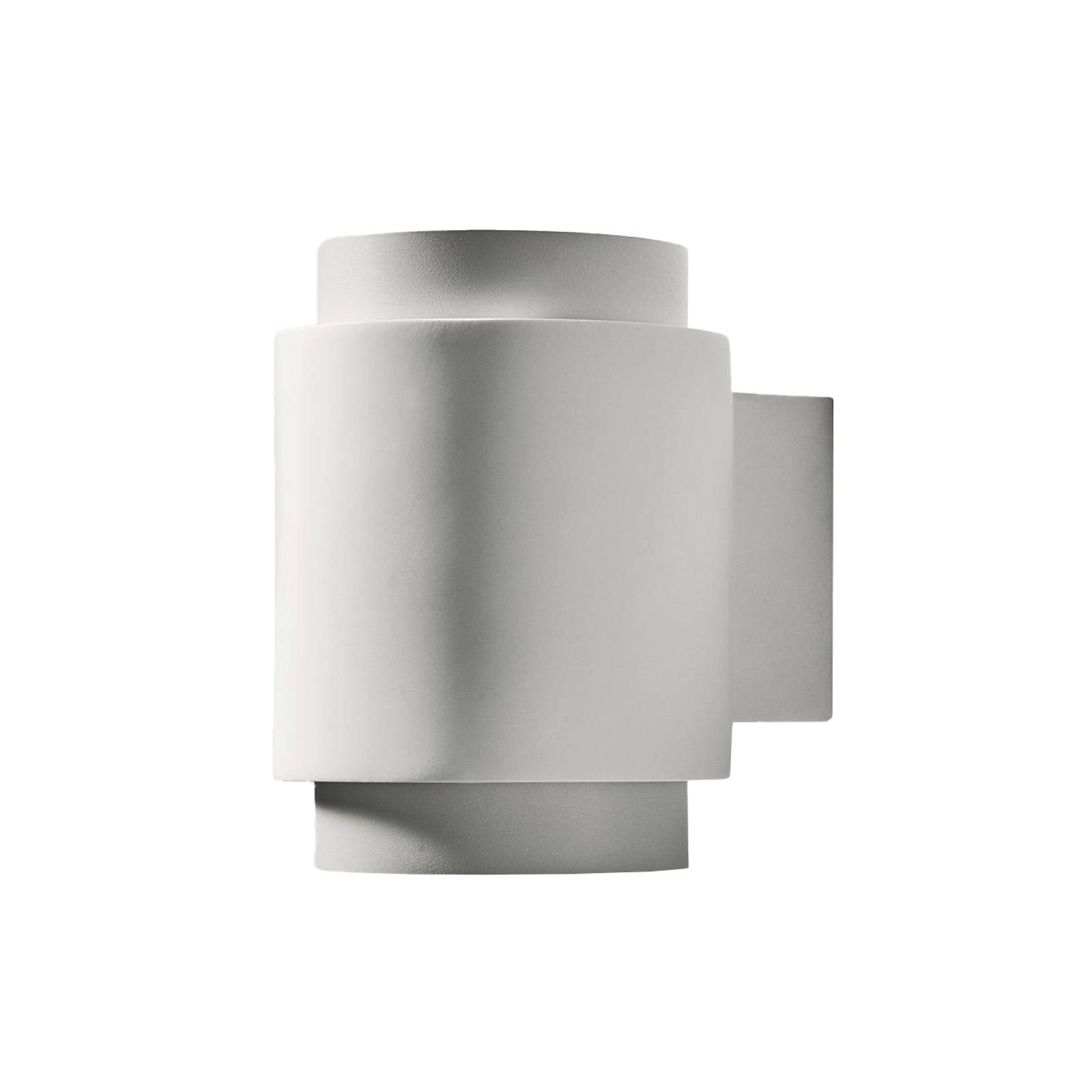 Wandleuchte Syme, weiß, rund, Ø 11 cm, Gips, GX53 Wandleuchte Syme, weiß, rund, Ø 11 cm, Gips, GX53 von TECNICO by Sforzin