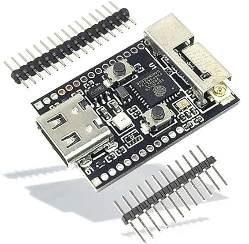 1 x WiFi6 ESP32-C6 Entwicklungsplatine aus Glas, RGB, LED, ESP32, WLAN, Bluetooth von TECNOIOT