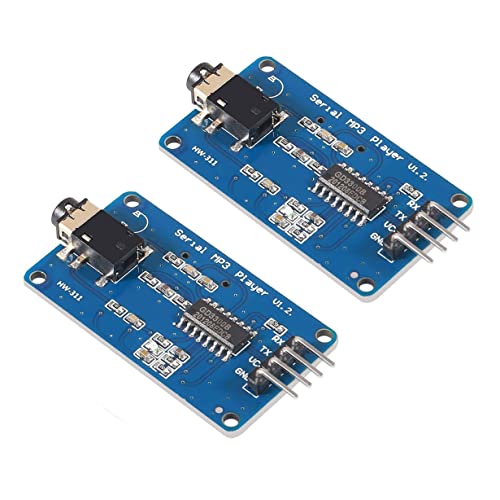 2pcs YX5300 UART Control Serial MP3 Music Player Module von TECNOIOT