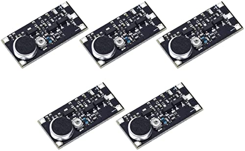 TECNOIOT 5pcs 88-115MHz FM Wireless Sendermodul mit Mikrofon einstellbar TECNOIOT 5pcs 88-115MHz FM Wireless Sendermodul mit Mikrofon einstellbar von TECNOIOT