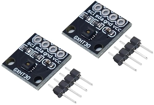 TECNOIOT 2 Stück GXHT30 Temperatur- und Feuchtigkeitssensormodul IIC I2C Mikrocontroller von TECNOIOT