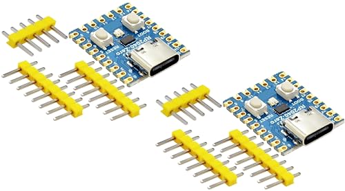 TECNOIOT 2 Stück RP2040-Zero RP2040 für Pi Mikrocontroller PICO Entwicklungsboard von TECNOIOT