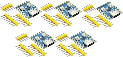 TECNOIOT 5 Stück RP2040-Zero RP2040 für Pi Mikrocontroller PICO Entwicklungsboard von TECNOIOT