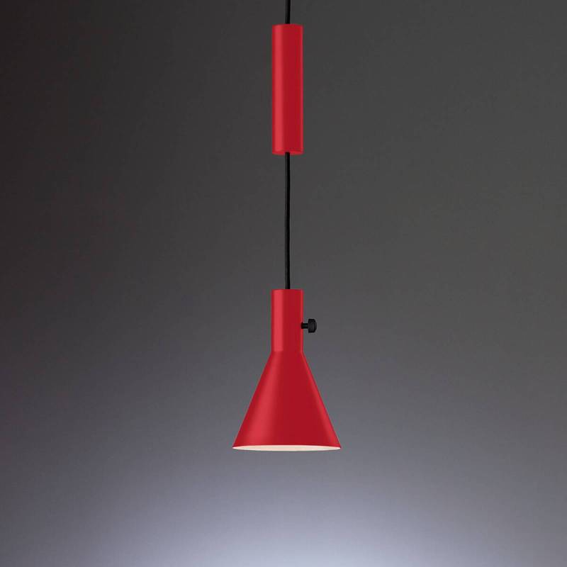TECNOLUMEN Eleu - LED-Pendelleuchte, rot von TECNOLUMEN