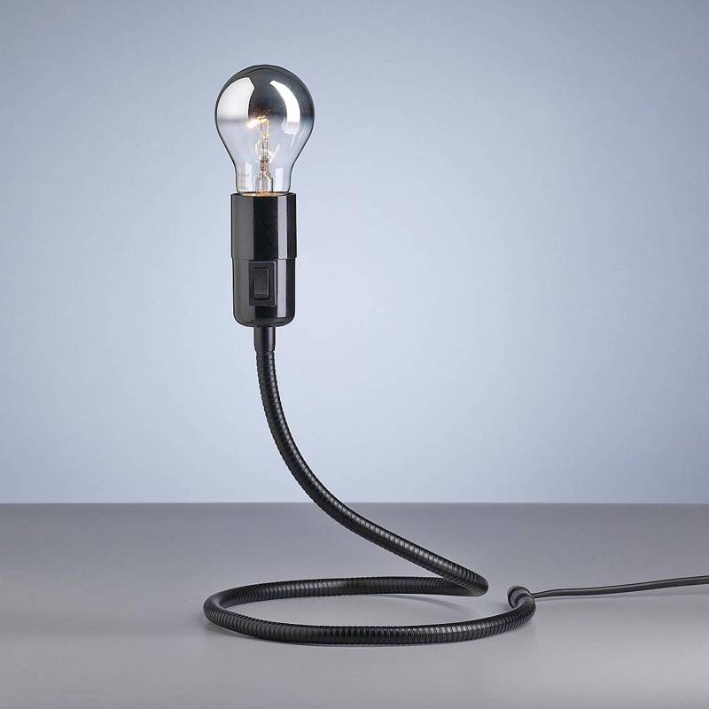 TECNOLUMEN Lightworm Tischleuchte, schwarz von TECNOLUMEN