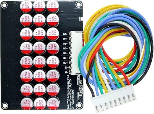 TECNOULAB 1 Stück 8S 5A Li-Ion Lifepo4 LTO Lithium Active Equalizer Balancer Kondensator 6S 7S 8S von TECNOULAB