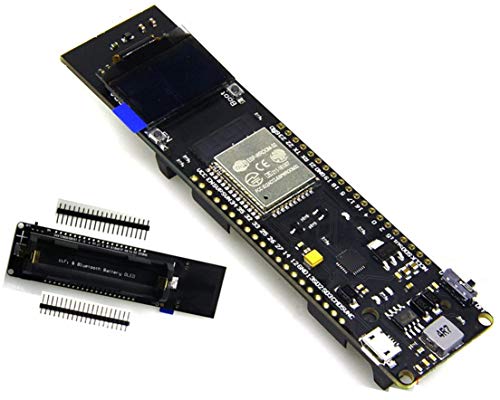 TECNOULAB 1 Stück WiFi Bluetooth Batterie ESP32 ESP-32 0,96 Zoll OLED Development Tool WEMS TTGO von TECNOULAB