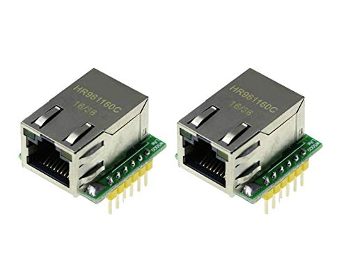 TECNOULAB 2 Stück USR-ES1 Chip W5500 Neuer SPI zu LAN/Ethernet TCP/IP Konverter Mod von TECNOULAB