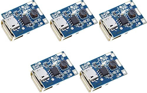 TECNOULAB 5 Stück 5 V Boost Step Up Power Module Batterie Ladeschutz Board Power Bank TECNOULAB 5 Stück 5 V Boost Step Up Power Module Batterie Ladeschutz Board Power Bank von TECNOULAB
