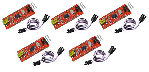 TECNOULAB 5 Stück FT232BL USB zu TTL FT232 5 V 3,3 V Download-Kabel zum seriellen Adaptermodul + Kabel von TECNOULAB