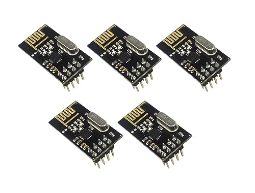 TECNOULAB 5 Stück NRF24L01 2,4 GHz Wireless-Transceiver-Modul von TECNOULAB