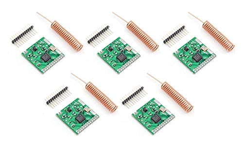 TECNOULAB 5 Stück SI4432 Funkmodul 470 MHz 433 MHz 1000 m drahtloses Kommunikationsmodul von TECNOULAB