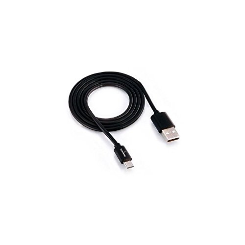 TECNOWARE HD Series Kabel Micro USB für Synchronisation der Daten und Aufladen des Tablet oder Smartphone, 100 cm, Schwarz von TECNOWARE