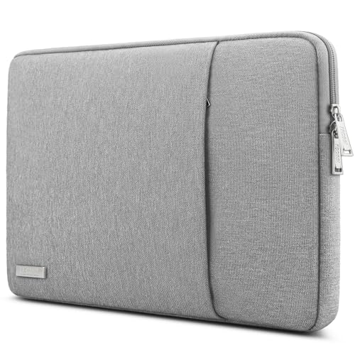 TECOOL 13,3 Zoll Laptop Tasche Hülle für 13 MacBook Pro Air M3 M2 M1 2024 2022-2012,14 MacBook Pro M3 M2 M1 2023-2021,13,3 Acer Dell Samsung Surface Laptop Tasche Stoßfeste Schutzhülle,Grau von TECOOL