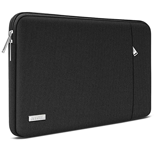 TECOOL Laptop Tasche Hülle für 13.6 MacBook Air M2 M3 A3113 A2681(2024 2022),13 MacBook Air Pro M2 M1 2022-2016,13 Surface Pro 9 8 X, 12,3 Surface Pro 7+/7 6, Laptoptasche Schutzhülle 13, Schwarz von TECOOL