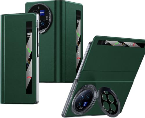 TECSHINE Intelligentes Ledertasche für Vivo X Fold3 Pro. Magnetverschluss, Schutzhülle, Handy-Tasche/Case/Hülle für X Fold 3 Pro von TECSHINE