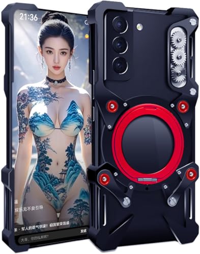 TECSHINE Metall-hülle für Samsung Galaxy S22+, Handyhülle für Samsung S 22 Plus, Metallrahmen Handy Case, Rüstung, Handyschale, Mechanische Monster -Schwarz TECSHINE Metall-hülle für Samsung Galaxy S22+, Handyhülle für Samsung S 22 Plus, Metallrahmen Handy Case, Rüstung, Handyschale, Mechanische Monster -Schwarz von TECSHINE