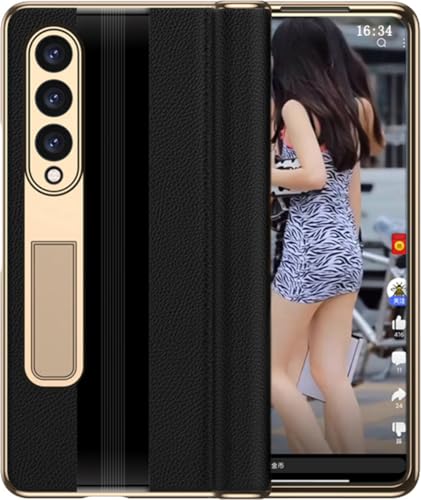 TECSHINE Scharnier Hüllen für Samsung Galaxy Z Fold 4. Lederholster für Samsung Z Fold4 Faltdisplay Handyhülle. Einteilige Handy Tasche/Case aus Leder TECSHINE Scharnier Hüllen für Samsung Galaxy Z Fold 4. Lederholster für Samsung Z Fold4 Faltdisplay Handyhülle. Einteilige Handy Tasche/Case aus Leder von TECSHINE