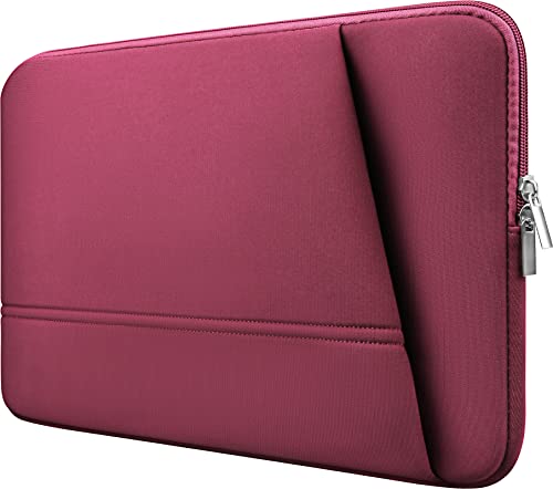 Laptophülle 39,6 cm (15,6 Zoll), verbessert, langlebig, umweltfreundlich, Polyester, vertikale Hülle, Business-Aktentasche mit Tasche für Laptop, Notebook, Rose von TEDNETGO