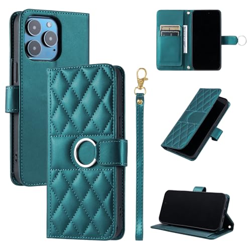 TEDTIKJT Handyhülle für iPhone 16 Pro 6.3" Hülle Premium PU Leder Klapphülle mit Doppelschichtiger Kartenschlitz Standfunktion Schutzhülle für iPhone 16 Pro Hülle Cover,Grün TEDTIKJT Handyhülle für iPhone 16 Pro 6.3" Hülle Premium PU Leder Klapphülle mit Doppelschichtiger Kartenschlitz Standfunktion Schutzhülle für iPhone 16 Pro Hülle Cover,Grün von TEDTIKJT