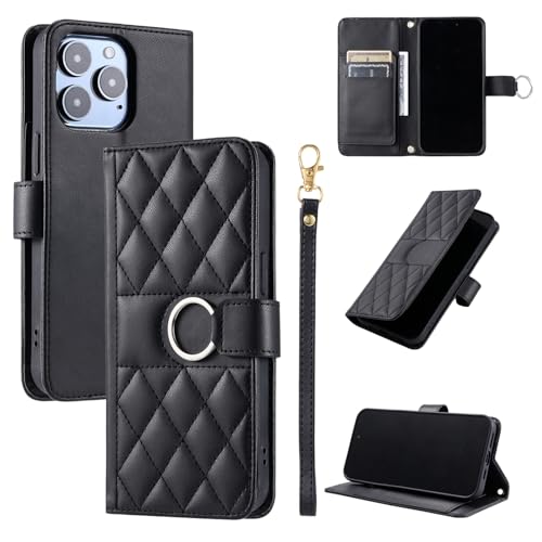 TEDTIKJT Handyhülle für iPhone 16 Pro Max 6.9" Hülle Premium PU Leder Klapphülle mit Doppelschichtiger Kartenschlitz Standfunktion Schutzhülle für iPhone 16 Pro Max Hülle Cover,Schwarz TEDTIKJT Handyhülle für iPhone 16 Pro Max 6.9" Hülle Premium PU Leder Klapphülle mit Doppelschichtiger Kartenschlitz Standfunktion Schutzhülle für iPhone 16 Pro Max Hülle Cover,Schwarz von TEDTIKJT