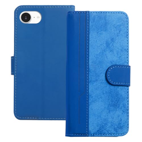 TEDTIKJT Handyhülle für iPhone 16e 6.1" Hülle iPhone16e Schutzhülle mit Standfunktion Kartenfach PU Leder Flip Cover für iPhone 16e Hülle Klappbar,Business Splicing Blue TEDTIKJT Handyhülle für iPhone 16e 6.1" Hülle iPhone16e Schutzhülle mit Standfunktion Kartenfach PU Leder Flip Cover für iPhone 16e Hülle Klappbar,Business Splicing Blue von TEDTIKJT