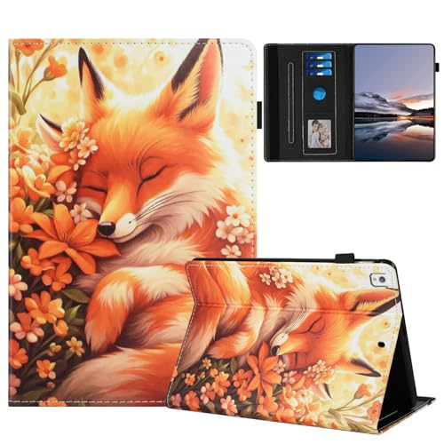 TEDTIKJT Hülle für Samsung Galaxy Tab A7 Lite 8.7" 2021 SM-T220/T225 Schutzhülle PU Leder Flip Cover Bemaltes Muster Ständer Schutzhülle für Samsung Galaxy Tab A7 Lite Cover,Schlafende Fuchse TEDTIKJT Hülle für Samsung Galaxy Tab A7 Lite 8.7" 2021 SM-T220/T225 Schutzhülle PU Leder Flip Cover Bemaltes Muster Ständer Schutzhülle für Samsung Galaxy Tab A7 Lite Cover,Schlafende Fuchse von TEDTIKJT