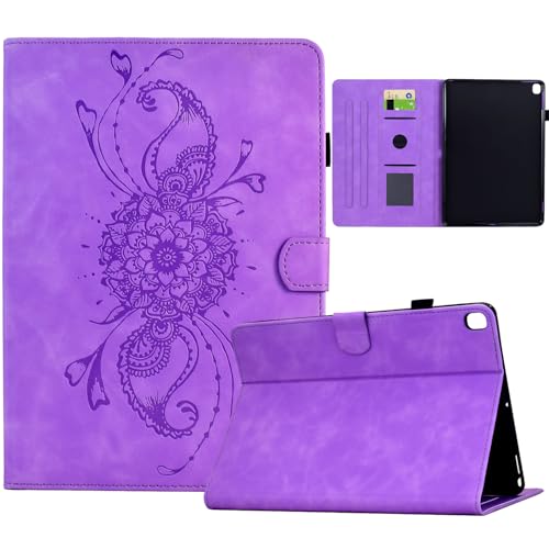 TEDTIKJT Hülle für Samsung Galaxy Tab S5e 10.5" 2019 SM-T720 T725 Flip Cover Schutzhülle PU Leder mit Standfunktion Tablet Hülle Schutzhülle mit Auto Schlafen/Wachen,Mandala-Druck Hellviolett TEDTIKJT Hülle für Samsung Galaxy Tab S5e 10.5" 2019 SM-T720 T725 Flip Cover Schutzhülle PU Leder mit Standfunktion Tablet Hülle Schutzhülle mit Auto Schlafen/Wachen,Mandala-Druck Hellviolett von TEDTIKJT