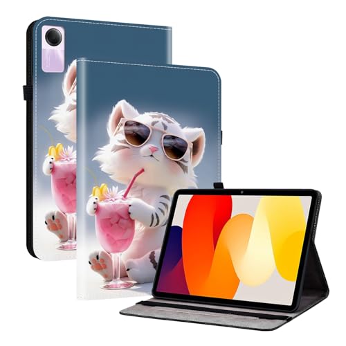 TEDTIKJT Tablet Hülle Kompatibel mit Xiaomi Pad 5 Pro 12.4 Zoll 2022 Flip Cover Schutzhülle PU Leder mit Stiftschlitz Ständer Schutzhülle für Xiaomi Pad 5 Pro 12.4",Cartoon Kleiner Tiger TEDTIKJT Tablet Hülle Kompatibel mit Xiaomi Pad 5 Pro 12.4 Zoll 2022 Flip Cover Schutzhülle PU Leder mit Stiftschlitz Ständer Schutzhülle für Xiaomi Pad 5 Pro 12.4",Cartoon Kleiner Tiger von TEDTIKJT