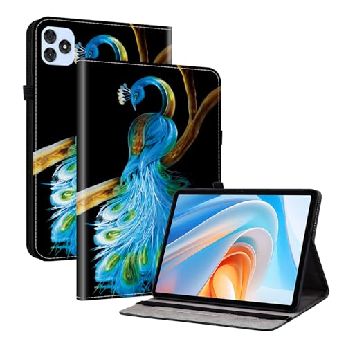 TEDTIKJT Tablet Hülle Kompatibel mit itel VistaTab 30 11 Zoll 2024 PU Leder Flip Cover Schutzhülle mit 2-Kartenschlitz Ständer für itel VistaTab 30 Schutzhülle,Blauer Pfau TEDTIKJT Tablet Hülle Kompatibel mit itel VistaTab 30 11 Zoll 2024 PU Leder Flip Cover Schutzhülle mit 2-Kartenschlitz Ständer für itel VistaTab 30 Schutzhülle,Blauer Pfau von TEDTIKJT
