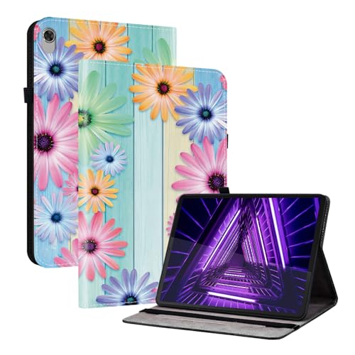 TEDTIKJT Tablet Hülle für Lenovo M10 Plus 2nd Gen 10.3 2020 TB-X606F X606X PU Leder Flip Cover Schutzhülle mit 2-Kartenschlitz Ständer Schutzhülle Hülle,Sonnenblume TEDTIKJT Tablet Hülle für Lenovo M10 Plus 2nd Gen 10.3 2020 TB-X606F X606X PU Leder Flip Cover Schutzhülle mit 2-Kartenschlitz Ständer Schutzhülle Hülle,Sonnenblume von TEDTIKJT