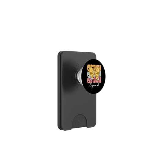 Custodian Squad Groovy Coquette Bow Cute Back to School PopSockets PopWallet für MagSafe von TEEAX