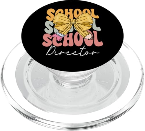 Schuldirektor Groovy Coquette Bow Cute Back to School PopSockets PopGrip für MagSafe von TEEAX