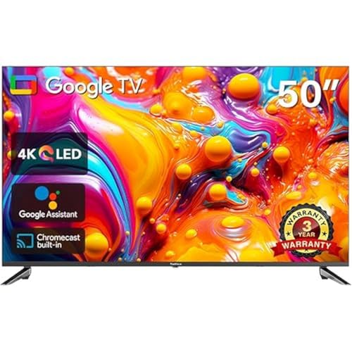 TEEVIEW TV50QUG-EU 50" Google Smart 4K UHD TV, WLAN, Bluetooth, 3X HDMI, Triple Tuner, Sprachsteuerung, Integrierte Streaming-Apps TEEVIEW TV50QUG-EU 50" Google Smart 4K UHD TV, WLAN, Bluetooth, 3X HDMI, Triple Tuner, Sprachsteuerung, Integrierte Streaming-Apps von TEEVIEW