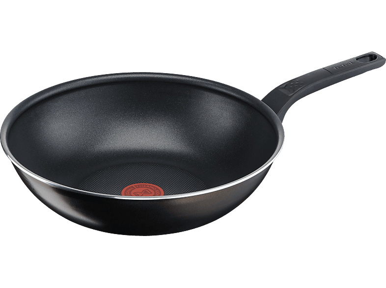 TEFAL B55419 Extra Cook & Clean Wokpfanne (Aluminium, Beschichtung: PTFE, 28 cm) von TEFAL