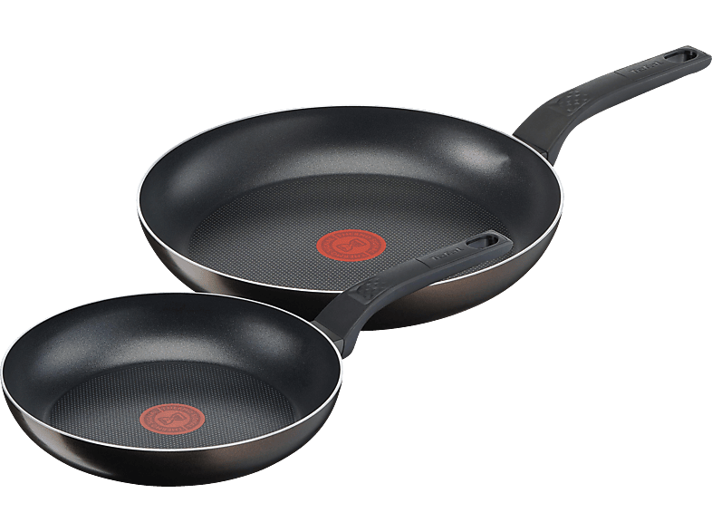 TEFAL B55490 Extra Cook & Clean 2-tgl. Pfannenset (Aluminium, Beschichtung: PTFE) von TEFAL