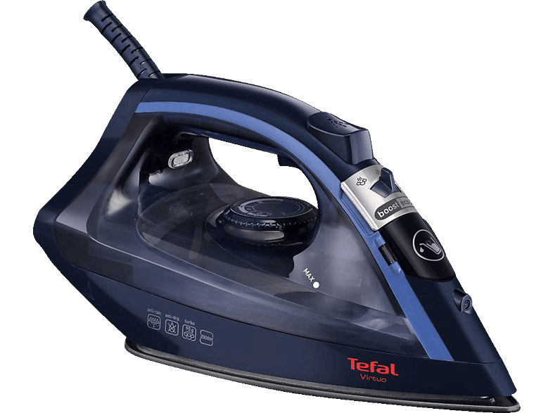 TEFAL FV1713 Virtuo Dampfbügeleisen (2000 Watt, Antihaftbeschichtet) von TEFAL