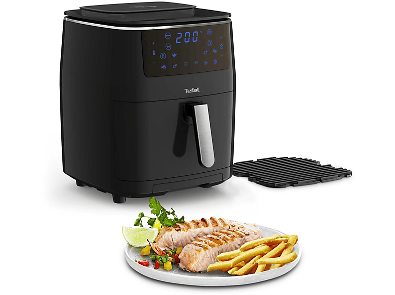 TEFAL FW2018 Easy Fry Grill & Steam Heißluftfritteuse 1700 Watt Schwarz von TEFAL