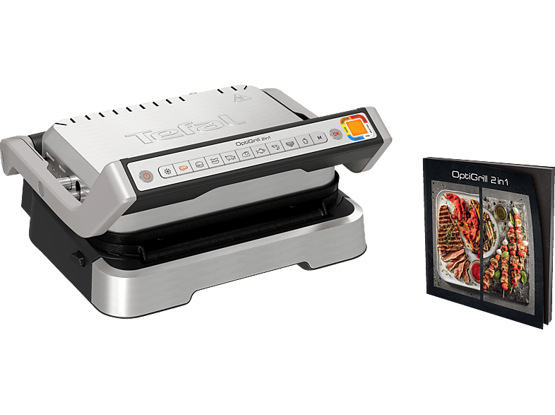 TEFAL GC772D OptiGrill 2-in-1 Kontaktgrill von TEFAL