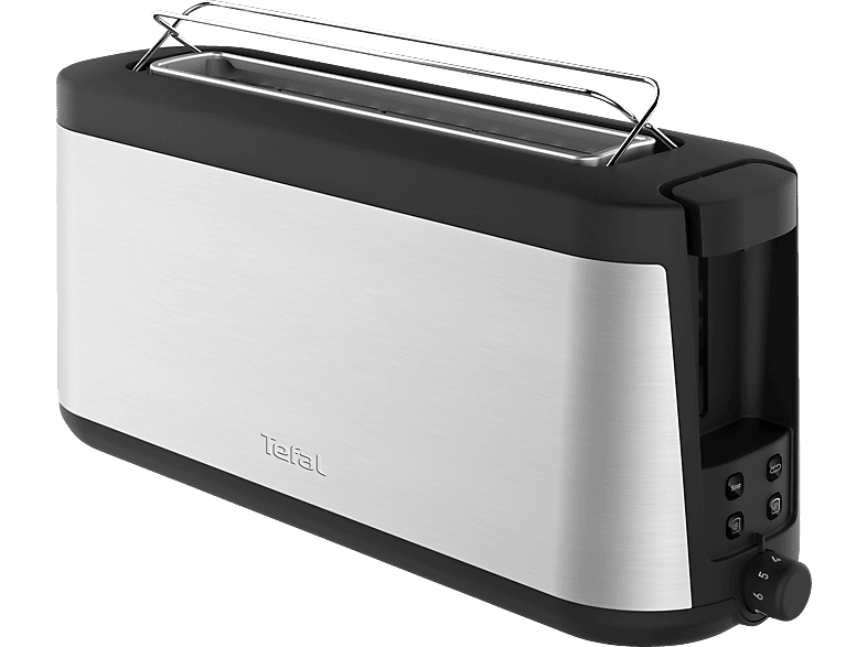 TEFAL TL 4308 Element Toaster Edelstahl/Schwarz (1000 Watt, Schlitze: 1) von TEFAL