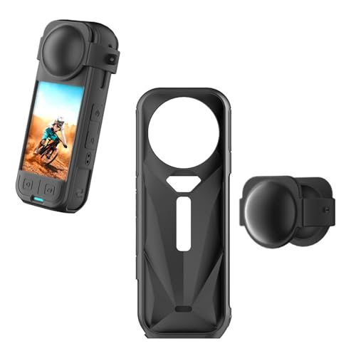 TEHAOUU Silikonhülle für Insta360 X5 Hülle Schutzhülle, X5 Zubehör (1) von TEHAOUU