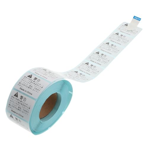TEHAUX 1 Rolle Anti-erstickungs-aufkleber Etiketten Entfernbares Etikett Aufkleber Selbstklebendes Erstickungsschild Anti-erstickungs-etikett Warnaufkleber Für Den Versand Weiß von TEHAUX
