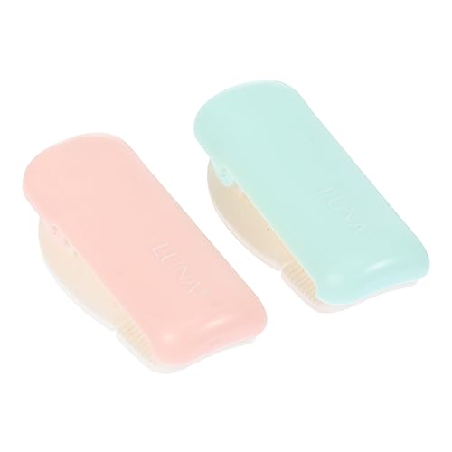 TEHAUX 1 Satz Bandschneider Klebebandspender Mit Cutter Klebeband Mit Abroller Streifen Tape Cutter Klebeband-schneidemaschine Desktop-bandspeicherhalter Bandorganisatoren Plastik 2 Stück von TEHAUX