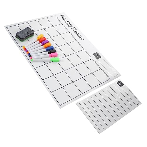 TEHAUX 1 Satz Kühlschrank-Magnetkalender Stand klein Erwachsene Liste wöchentlich Planke kühlschrankorginizer kühlschranl organisator Kühlschrankplaner Kühlschrankbretter Magnet aus Gummi von TEHAUX
