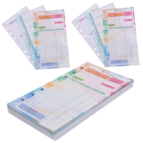 TEHAUX 1 Satz Loseblatt-Notizbuch-Nachfüllung Budgetbindemittel 6 Ringe Haushaltspapier gefüttert Tragbares Notizbuch notebooks the notebook briefumschläge Bargeld Notizblock Planpapier TEHAUX 1 Satz Loseblatt-Notizbuch-Nachfüllung Budgetbindemittel 6 Ringe Haushaltspapier gefüttert Tragbares Notizbuch notebooks the notebook briefumschläge Bargeld Notizblock Planpapier von TEHAUX