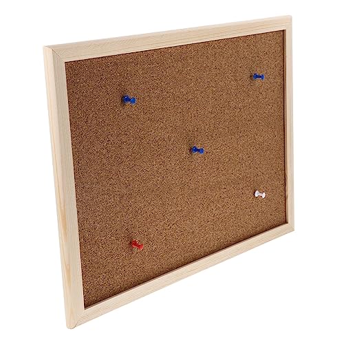 TEHAUX 1 Satz Pinnwand für die Wand infotafel notice board Korkwand für Notizen notizbrett wandverkleidung Nachricht Schwarzes Brett Planke Wandgemälde Korkboard Korkplatte Baumwollfaden von TEHAUX