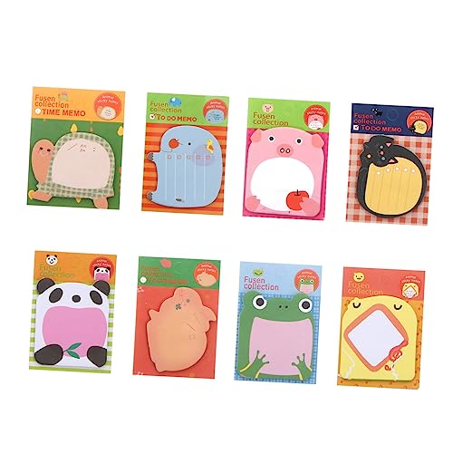 TEHAUX 1 Satz Tierische Haftnotizen Pads Klebrig Tier Klebriger Notizblock Tiere Lustige Notizen Selbstklebrige Memo -note Haftnotizblock Buntes Cartoon Memo Note Papier 24 Stück TEHAUX 1 Satz Tierische Haftnotizen Pads Klebrig Tier Klebriger Notizblock Tiere Lustige Notizen Selbstklebrige Memo -note Haftnotizblock Buntes Cartoon Memo Note Papier 24 Stück von TEHAUX